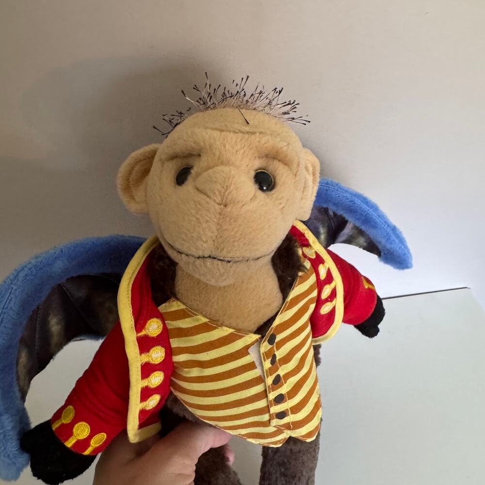 Wicked Flying Monkey Plush Wizard of Oz Winged Monkey w/ Removable Jacket - Picture 4 of 5